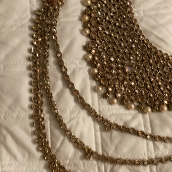 indian Beautiful 3 piece necklace set with mattapati - Picture 2 of 12